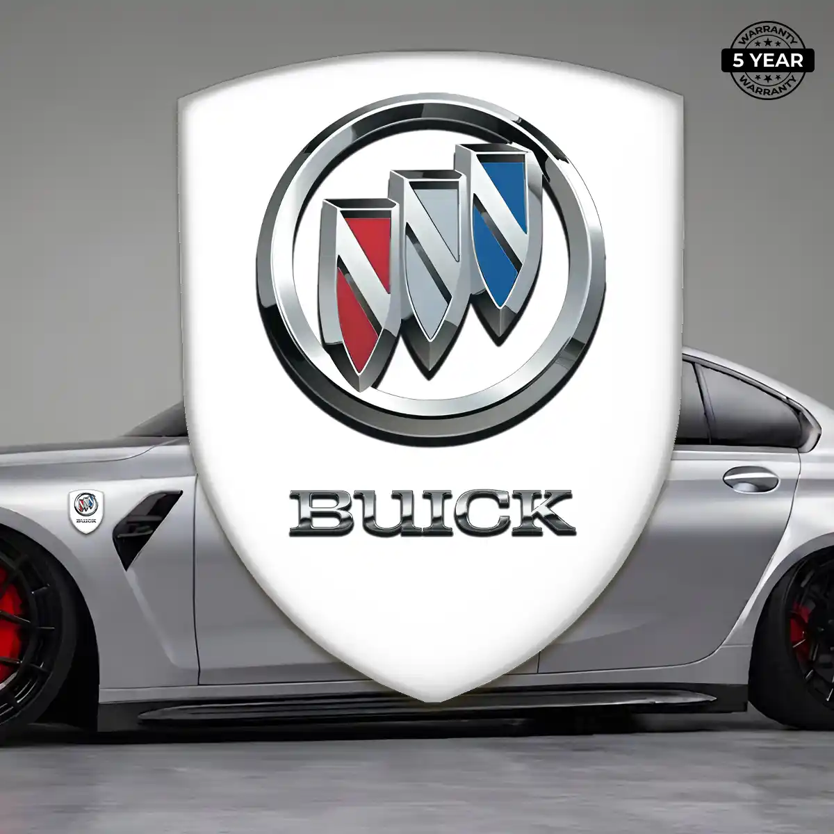 Buick Domed Logo Decal Sleek Style