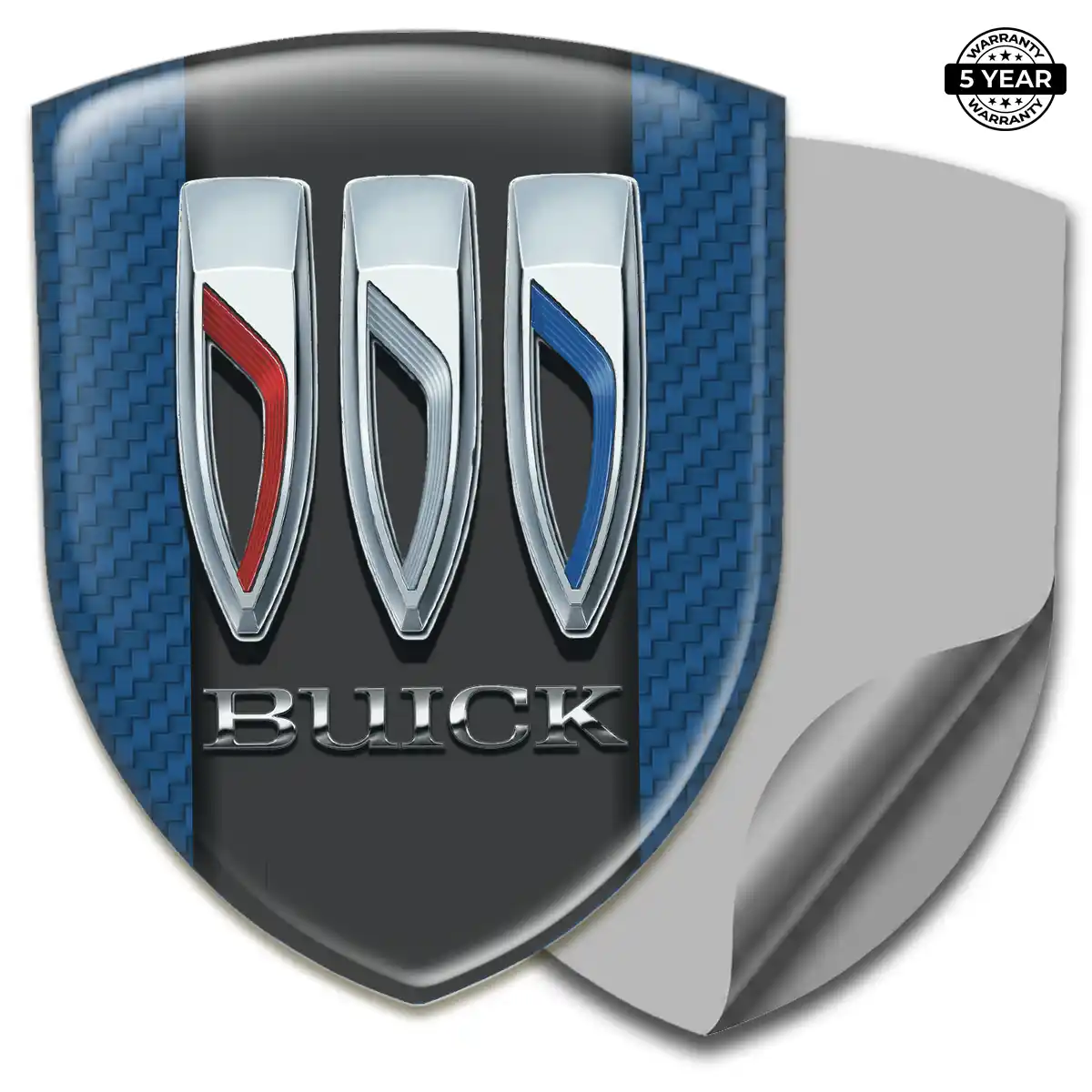 Buick Domed Logo Sticker Premium Dome