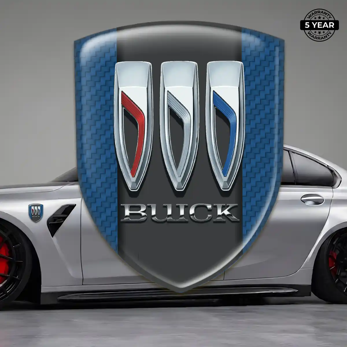 Buick Domed Logo Sticker Premium Dome