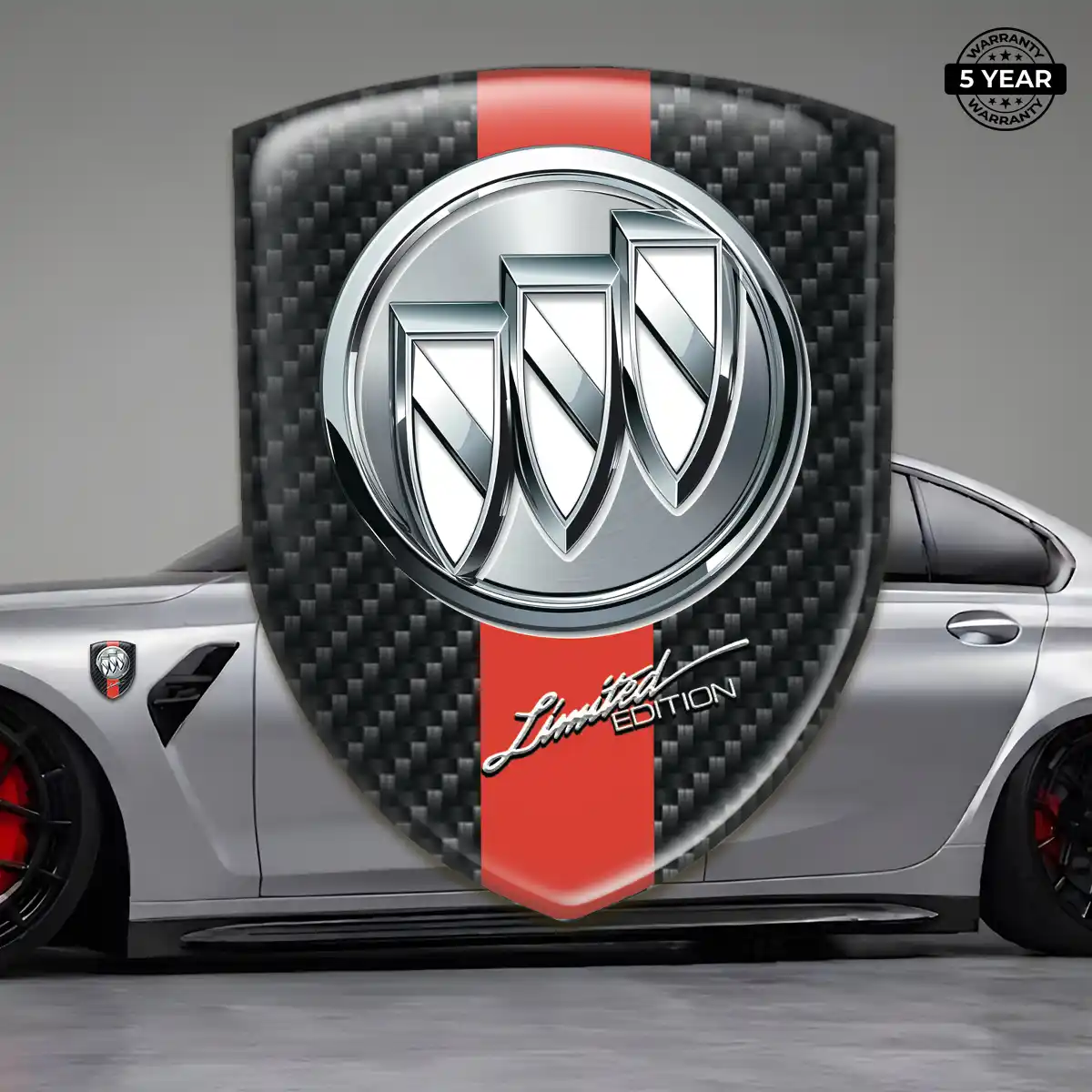 Buick Domed Logo Sticker Prestige Line