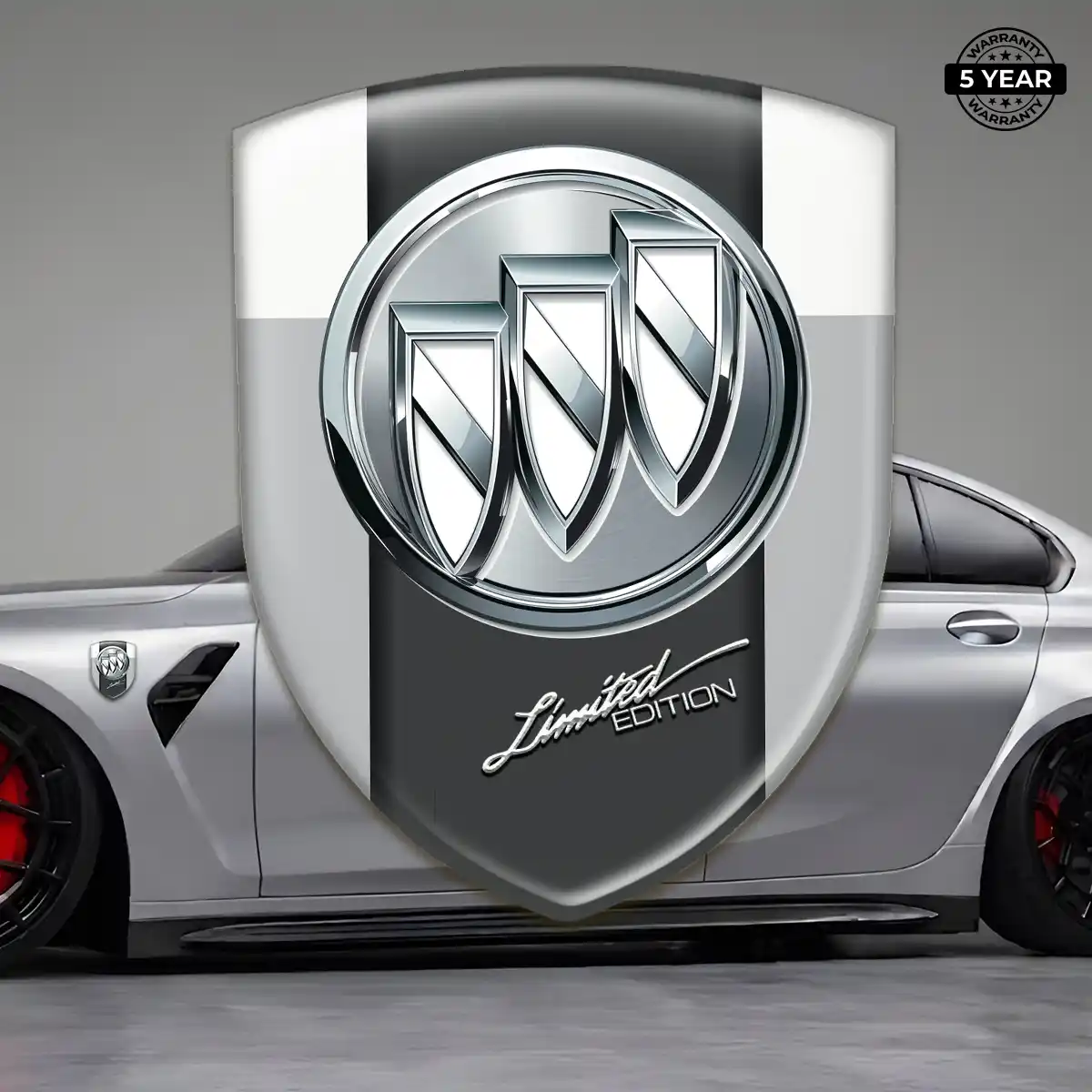 Buick Domed Logo Sticker Resin Luxe
