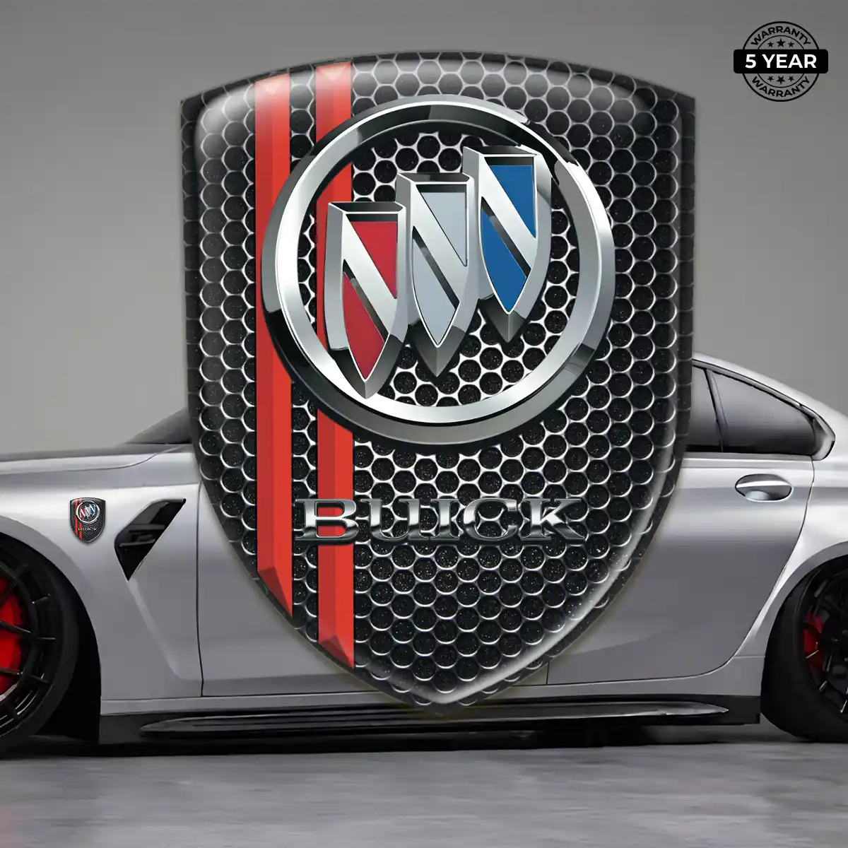 Buick Domed Logo Sticker Signature Grade