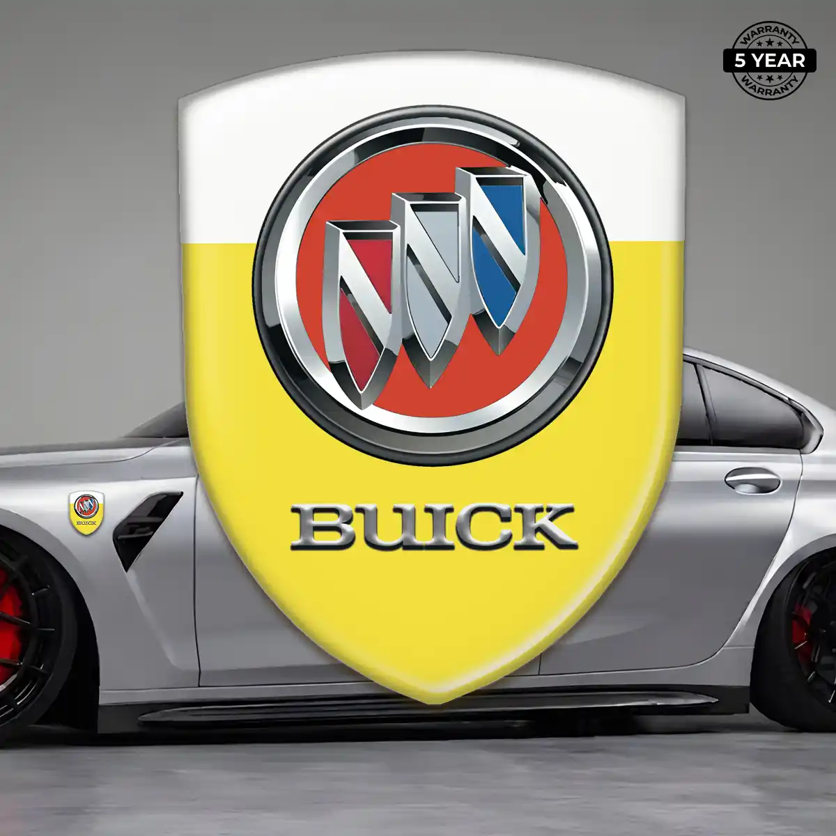 Buick Domed Logo Sticker Sleek Style