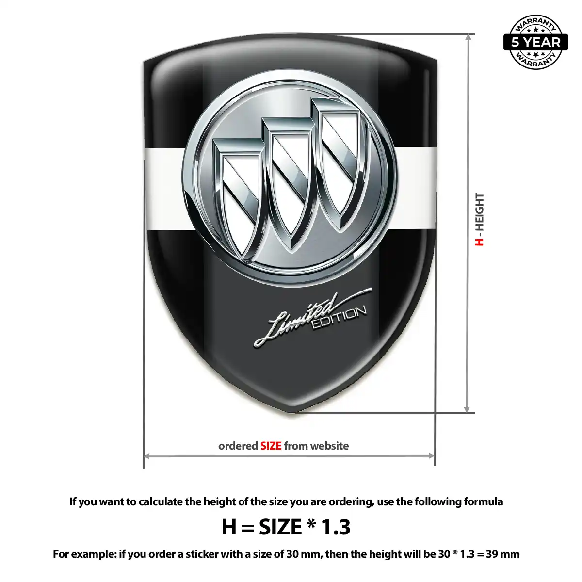 Buick Emblem Badge Elite Edition