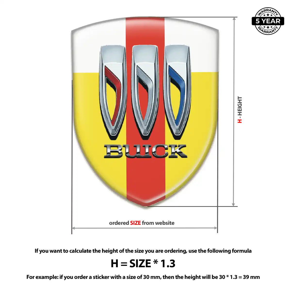 Buick Emblem Badge Logo Exclusive Series