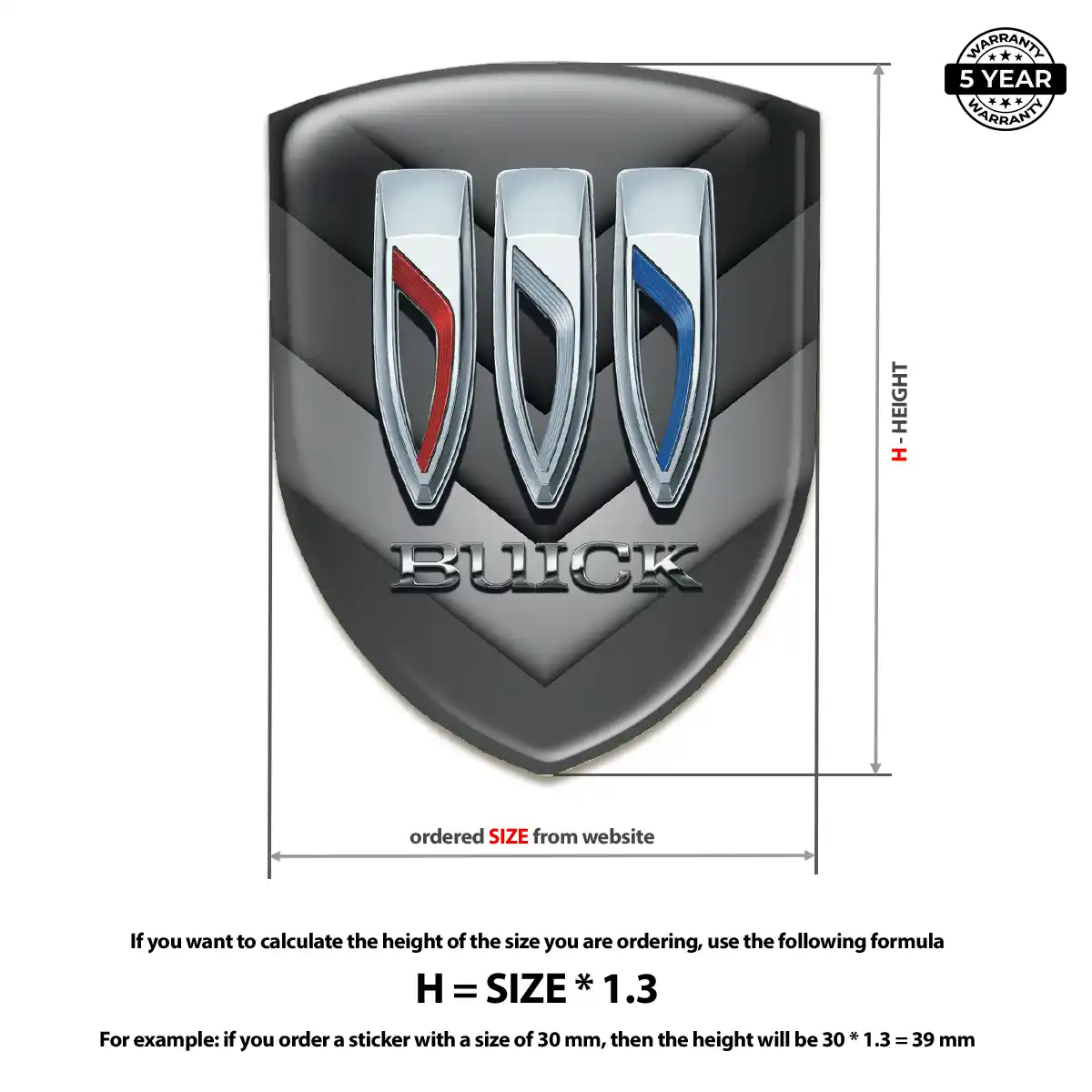 Buick Emblem Badge Logo Noble Edition