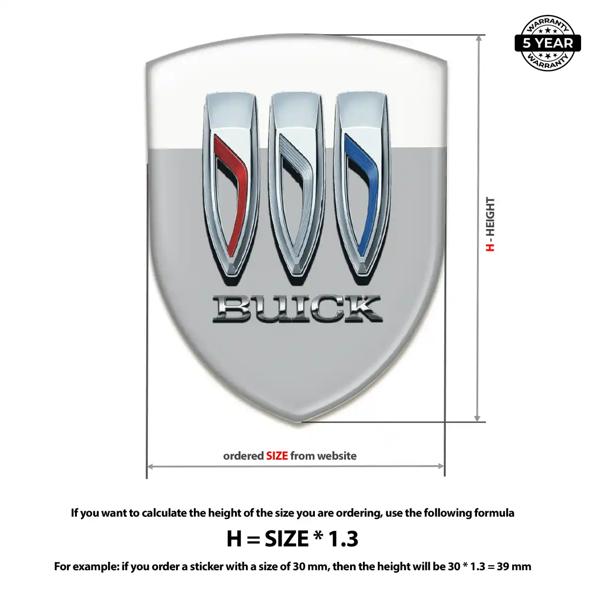 Buick Emblem Badge Logo Refined Design