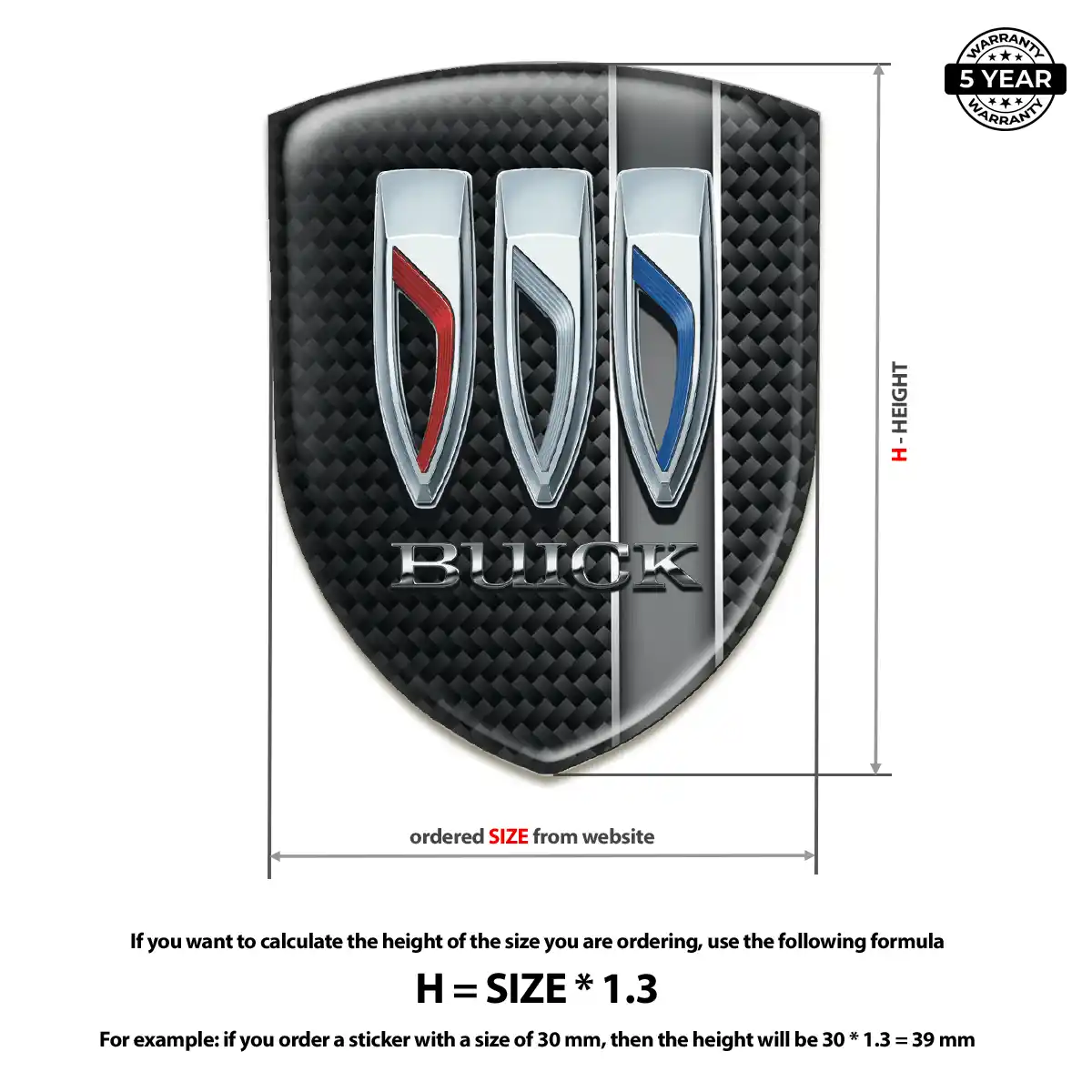 Buick Emblem Badge Logo Signature Grade