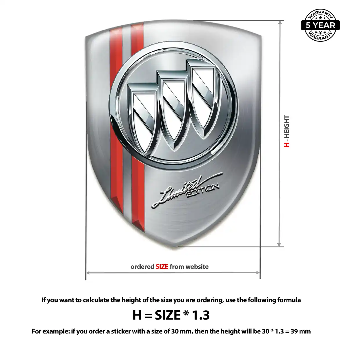 Buick Emblem Badge Opulent Line