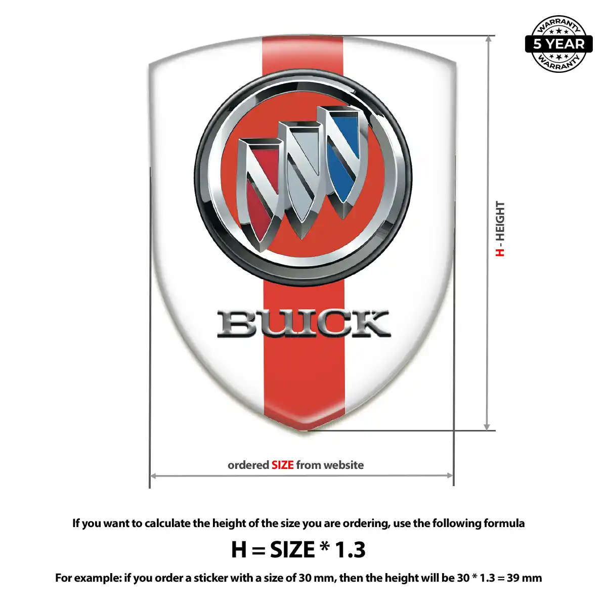 Buick Emblem Badge Prestige Line