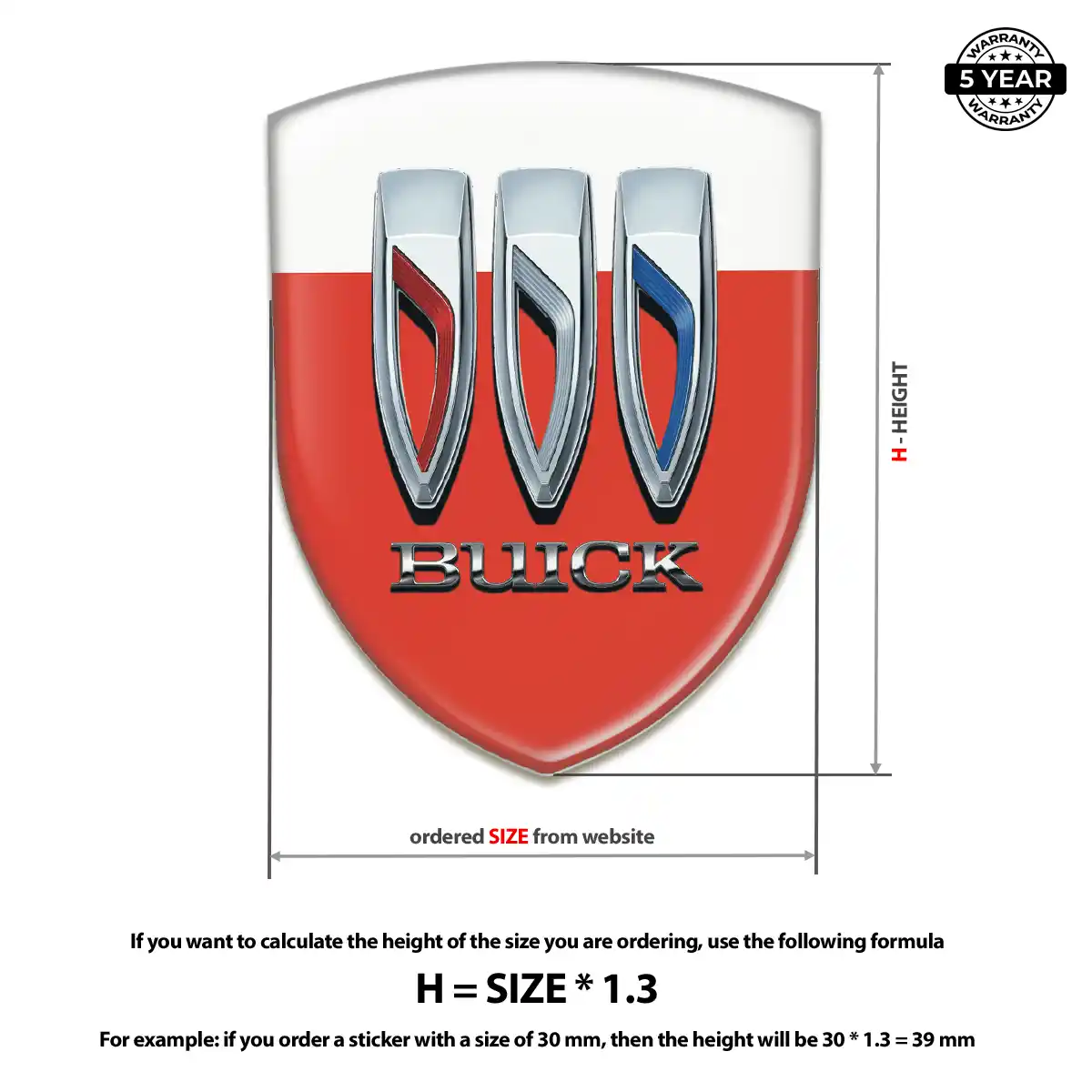 Buick Emblem Badge Refined Design