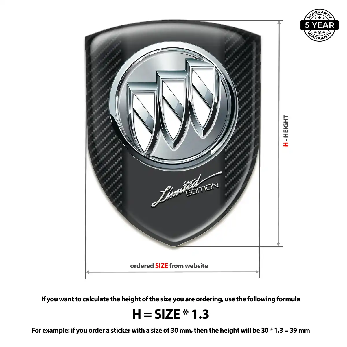 Buick Emblem Badge Signature Grade