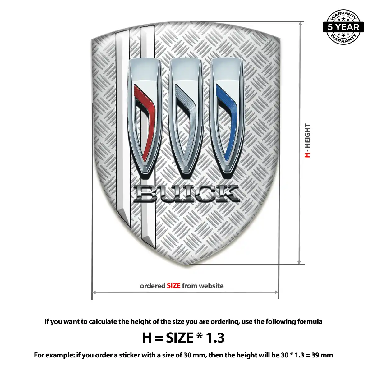 Buick Emblem Badge Sleek Style