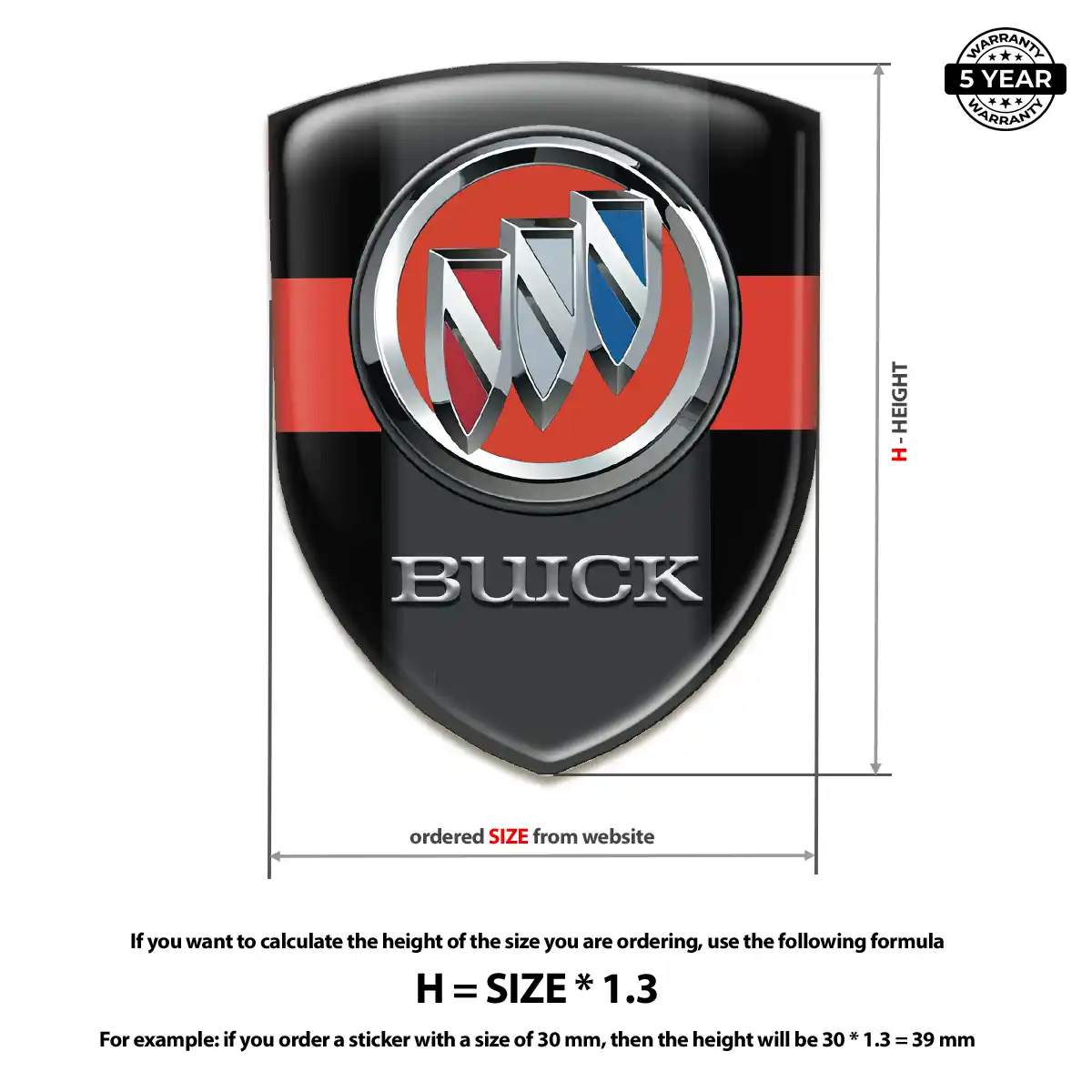 Buick Emblem Badge Superior Craft