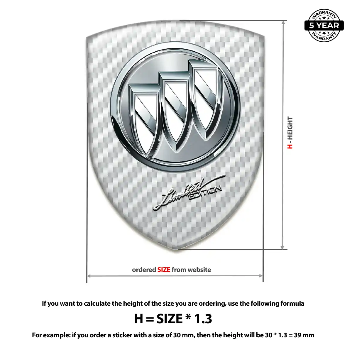 Buick Emblem Crest Elite Finish