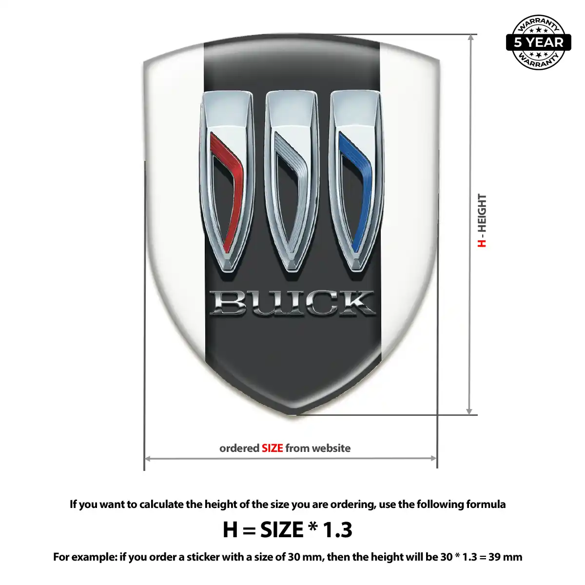 Buick Emblem Crest Superior Craft