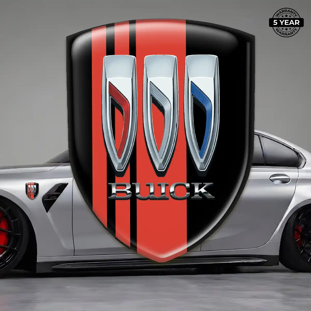 Buick Emblem Domed Badge Premium Dome