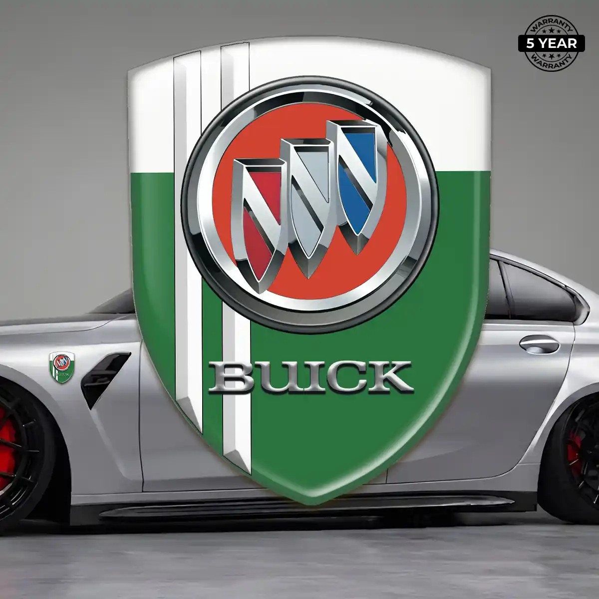 Buick Emblem Domed Badge Refined Design