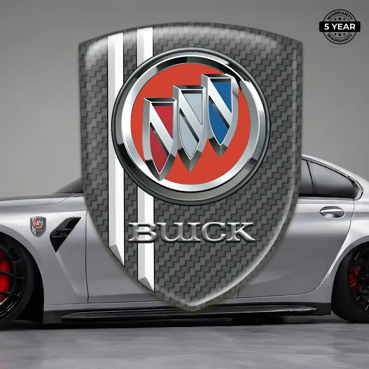 Buick Emblem Domed Badge Resin Elite