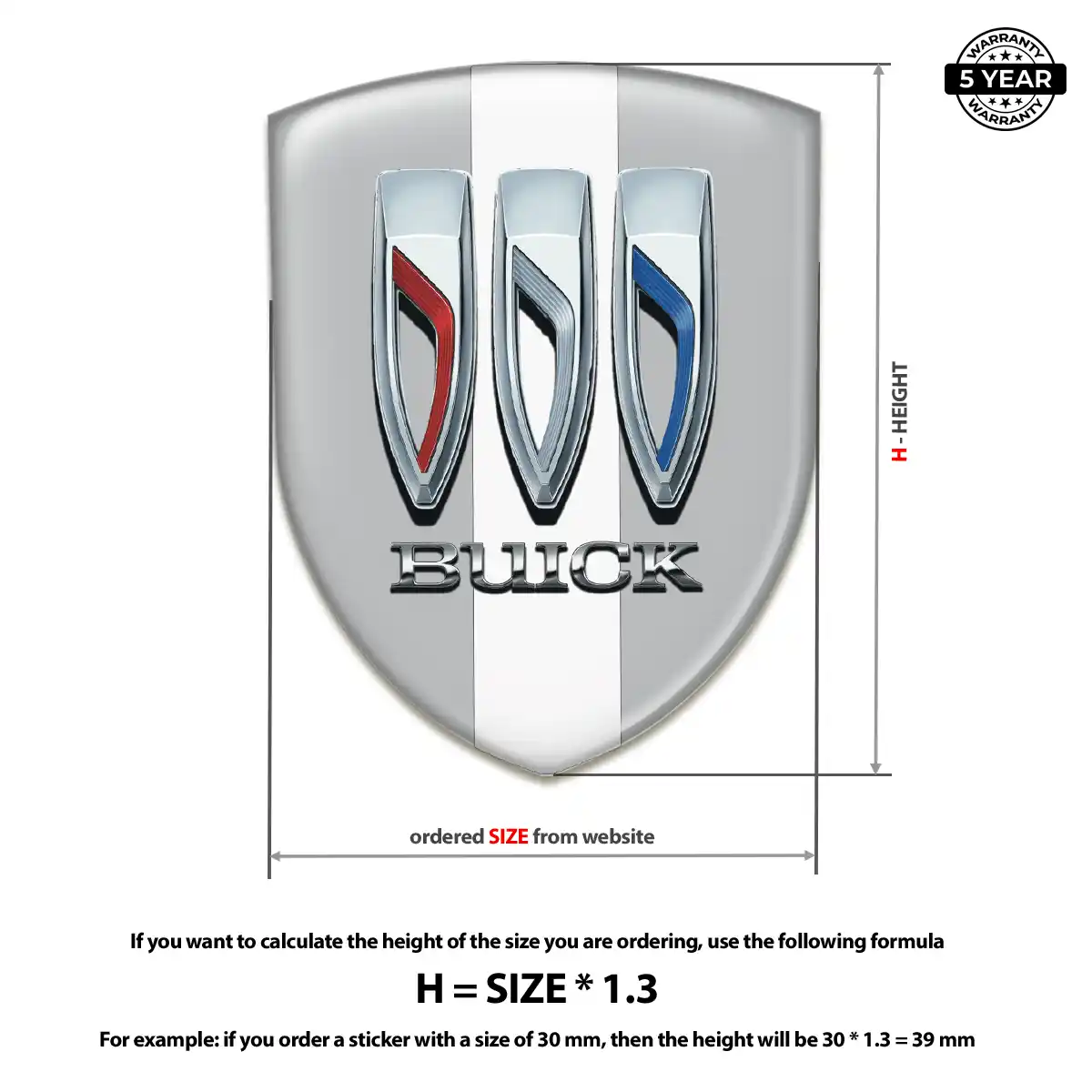 Buick Emblem Logo Badge Exclusive Series