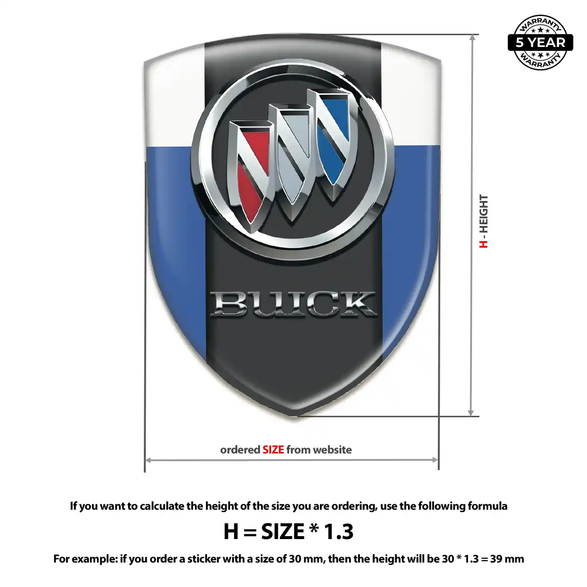 Buick Emblem Logo Badge Prime Quality