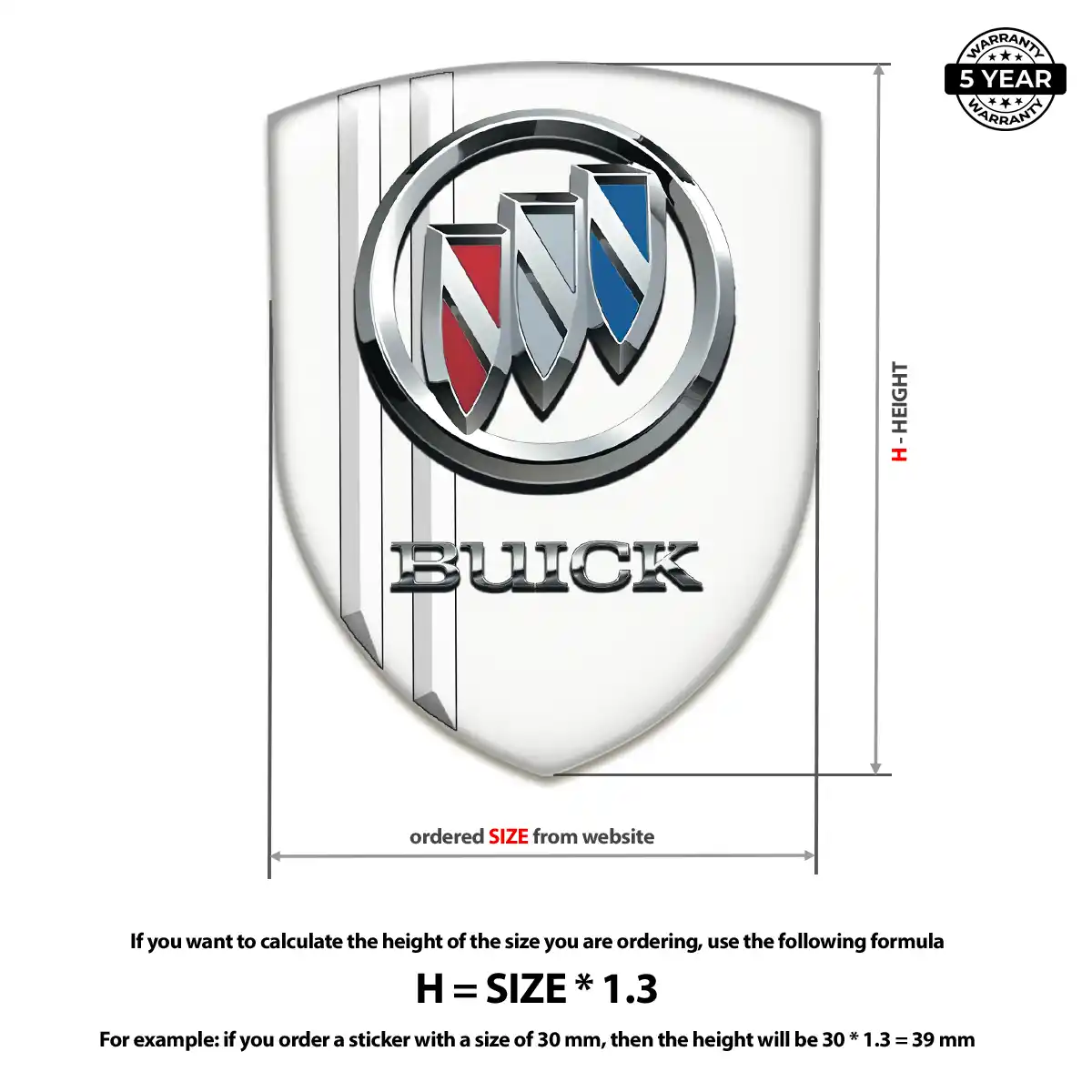 Buick Emblem Logo Badge Refined Design