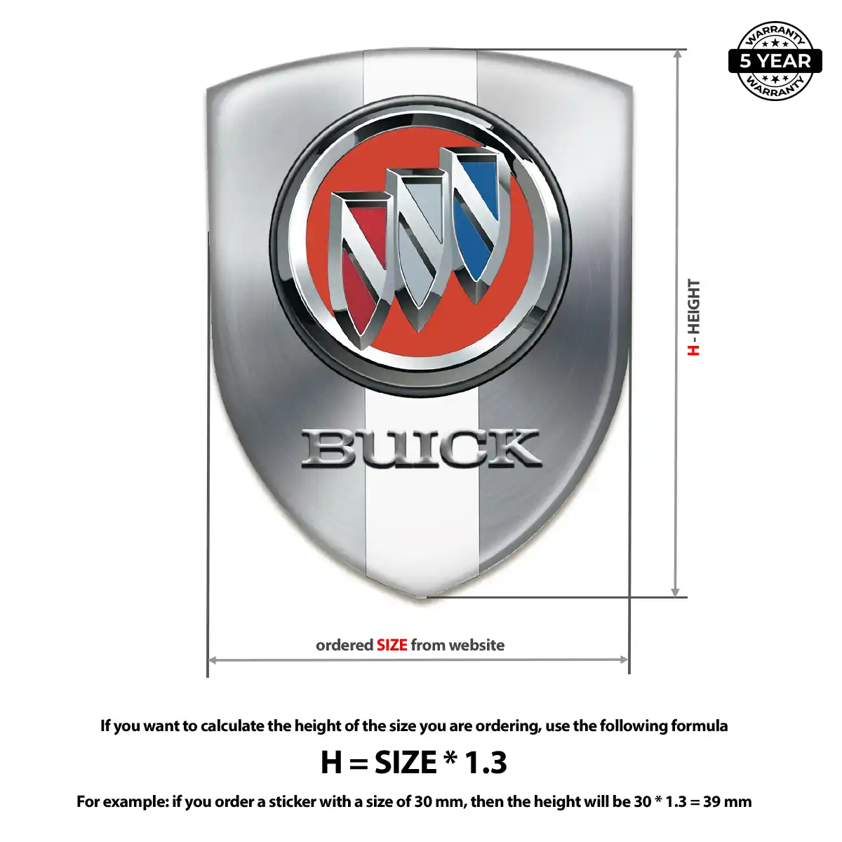 Buick Emblem Logo Badge Signature Grade