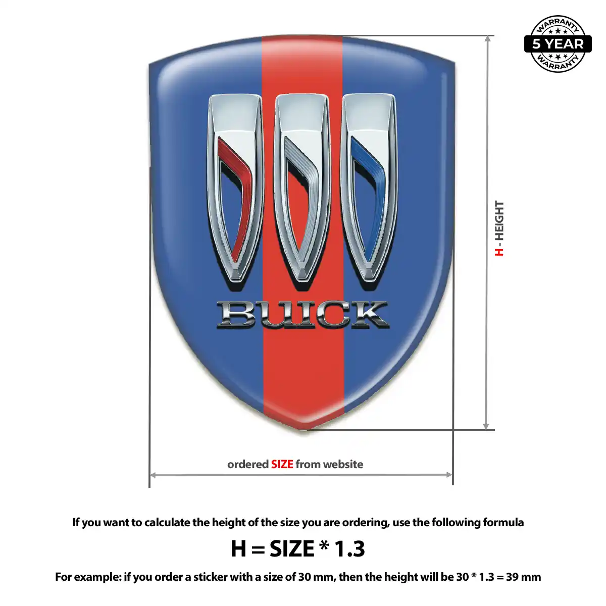 Buick Emblem Logo Prestige Line