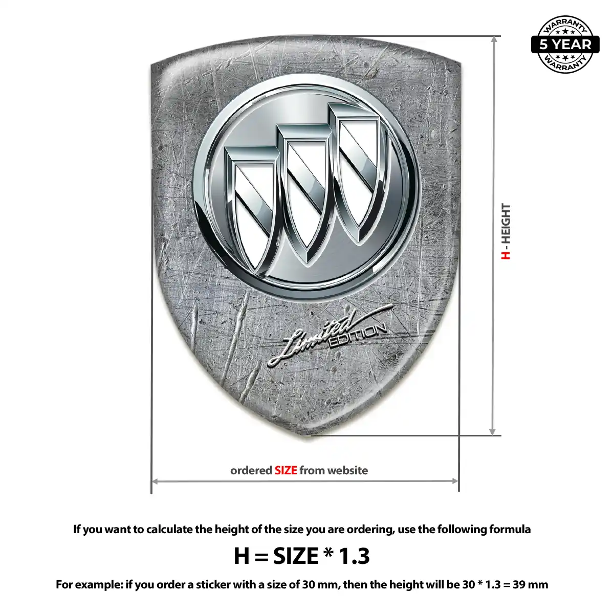 Buick Emblem Logo Resin Elite