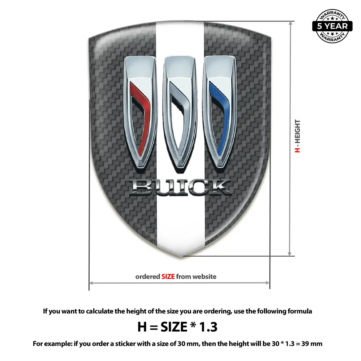 Buick Emblem Premium Dome