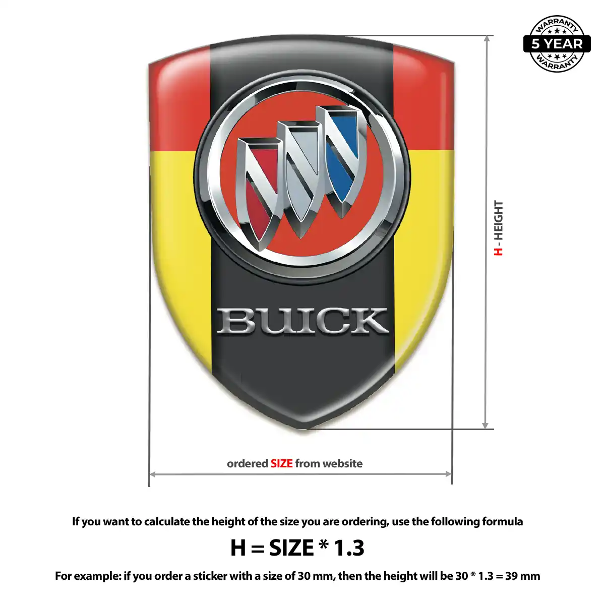 Buick Emblem Resin Luxe