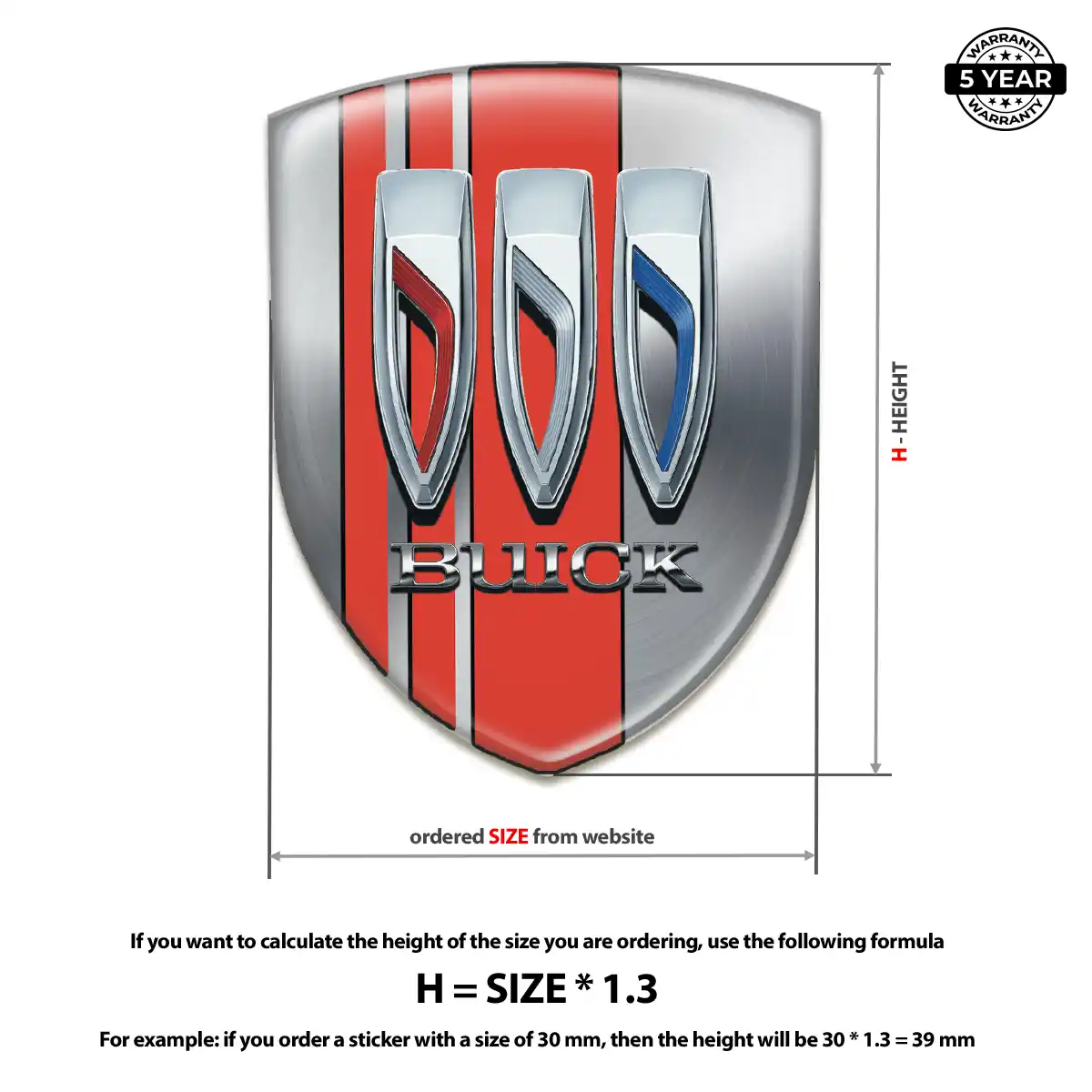 Buick Emblem Shield Deluxe Edition