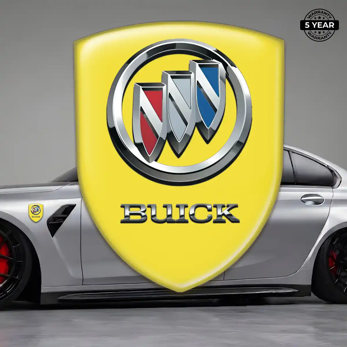 Buick Emblem Shield Premium Dome