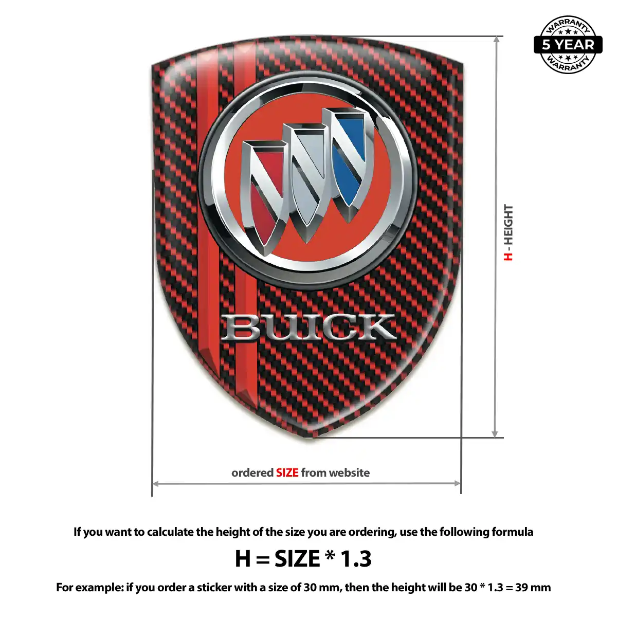 Buick Emblem Shield Prestige Line
