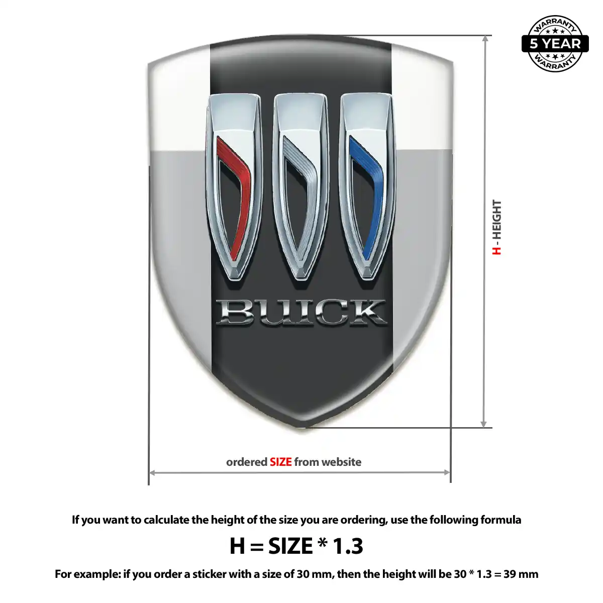 Buick Emblem Shield Prime Quality