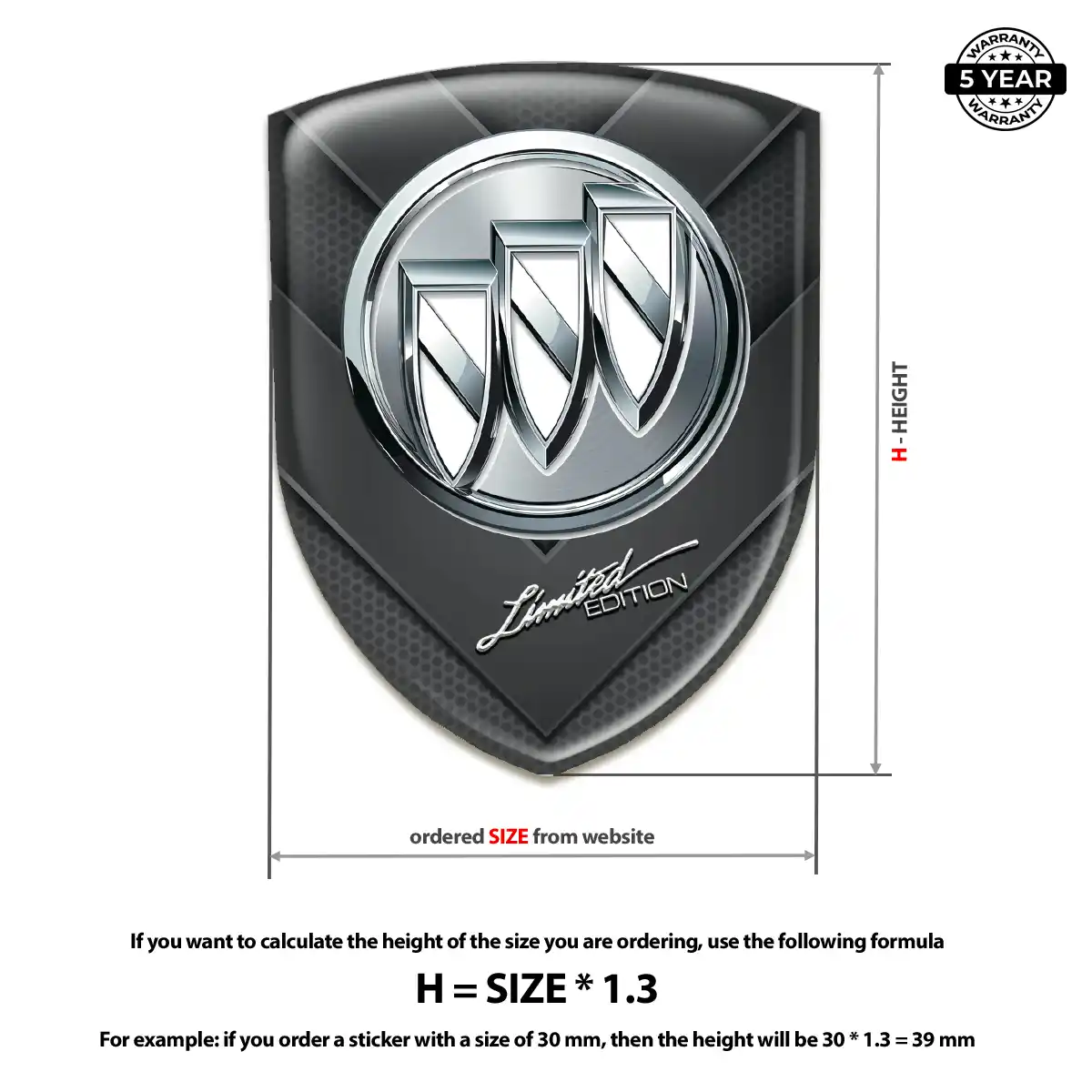 Buick Emblem Shield Refined Design