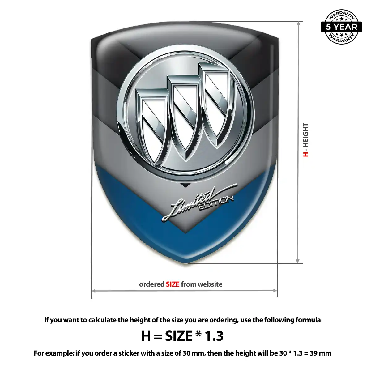 Buick Emblem Shield Signature Grade