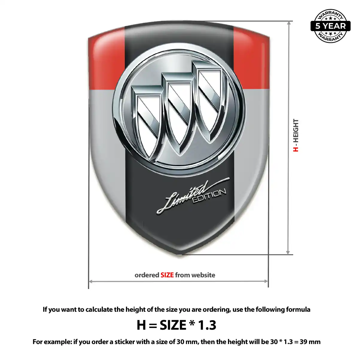 Buick Emblem Silicone Deluxe Edition