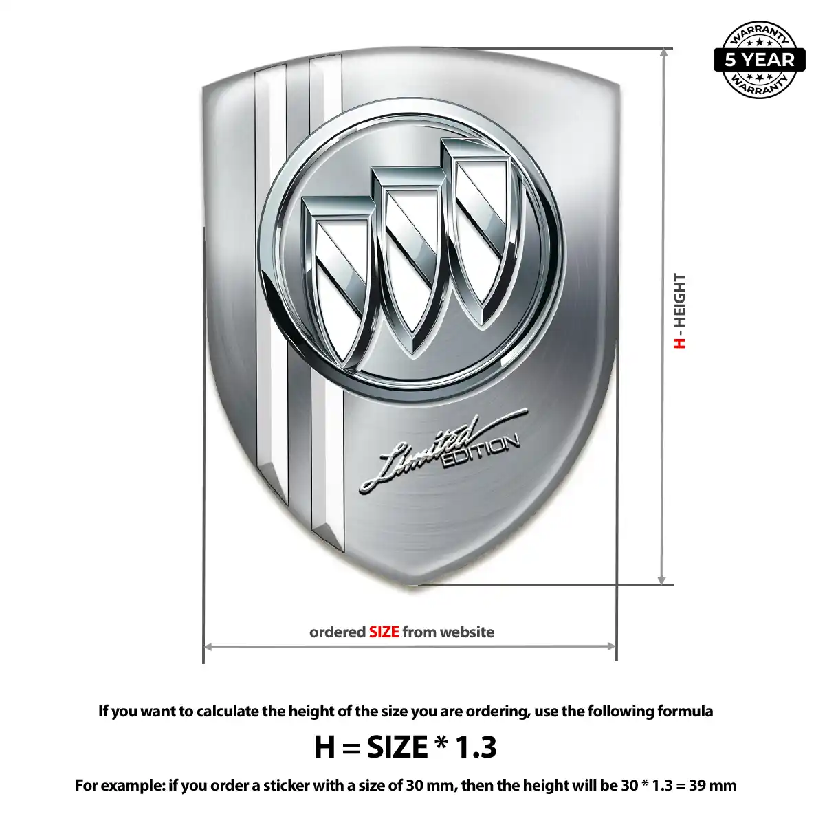 Buick Emblem Silicone Refined Design
