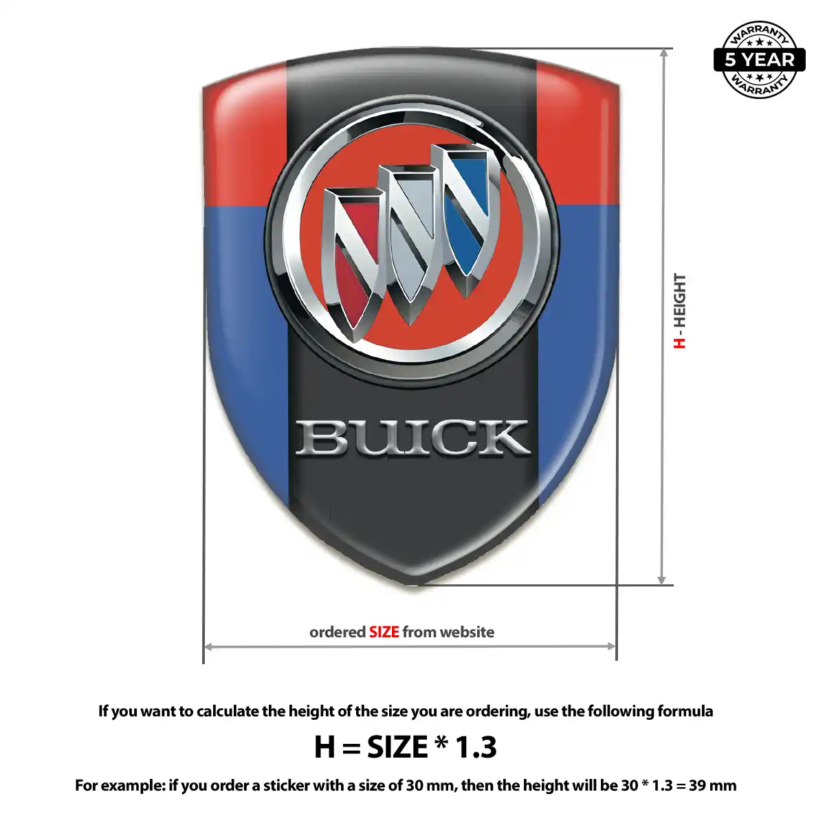 Buick Emblem Silicone Resin Elite