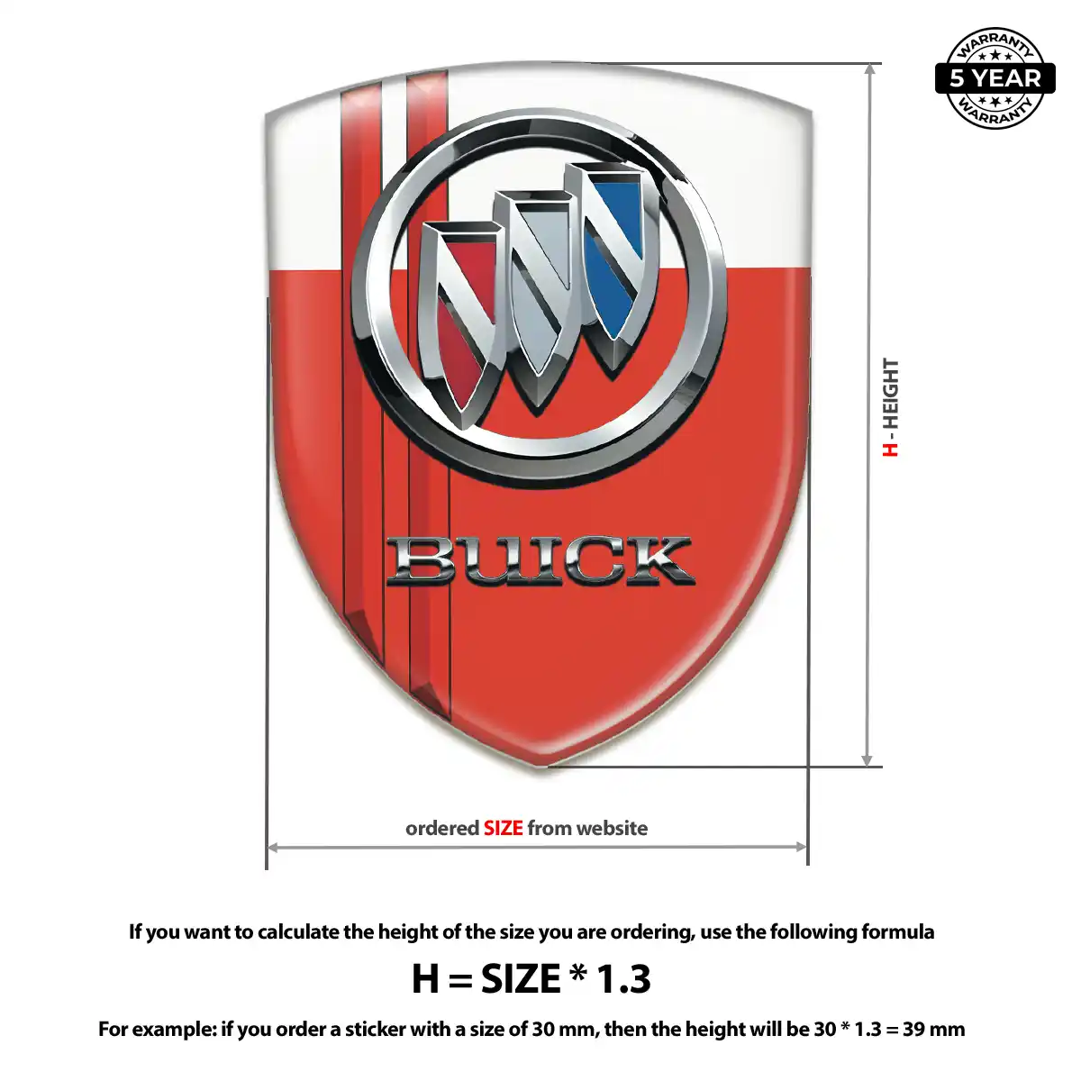 Buick Emblem Silicone Sleek Style