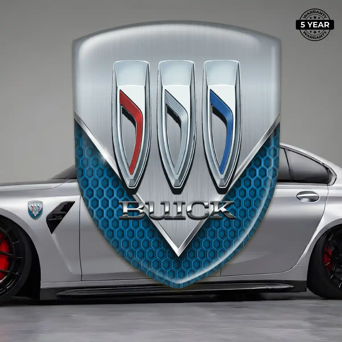 Buick Epoxy Domed Sticker Elite Finish