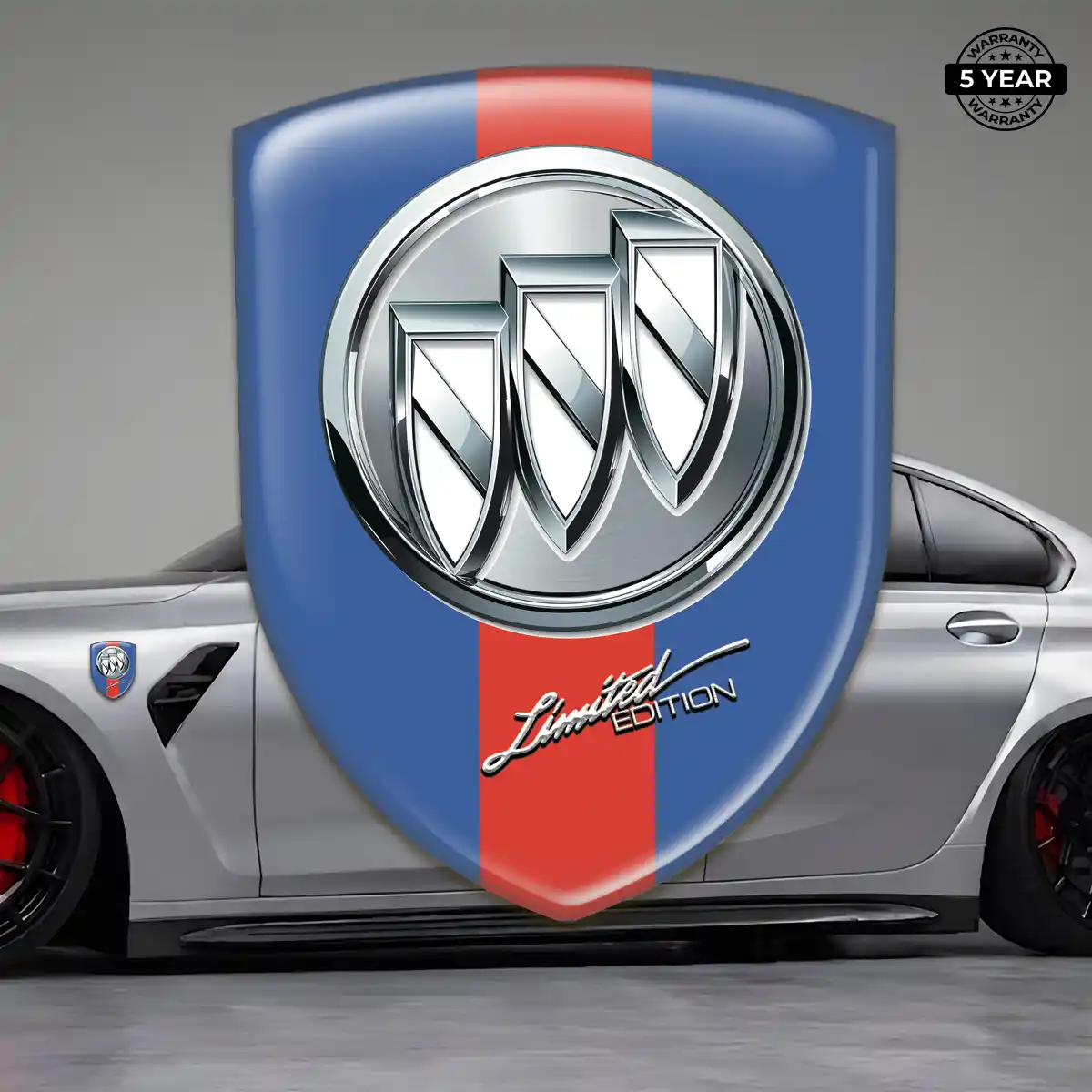 Buick Epoxy Domed Sticker Refined Design