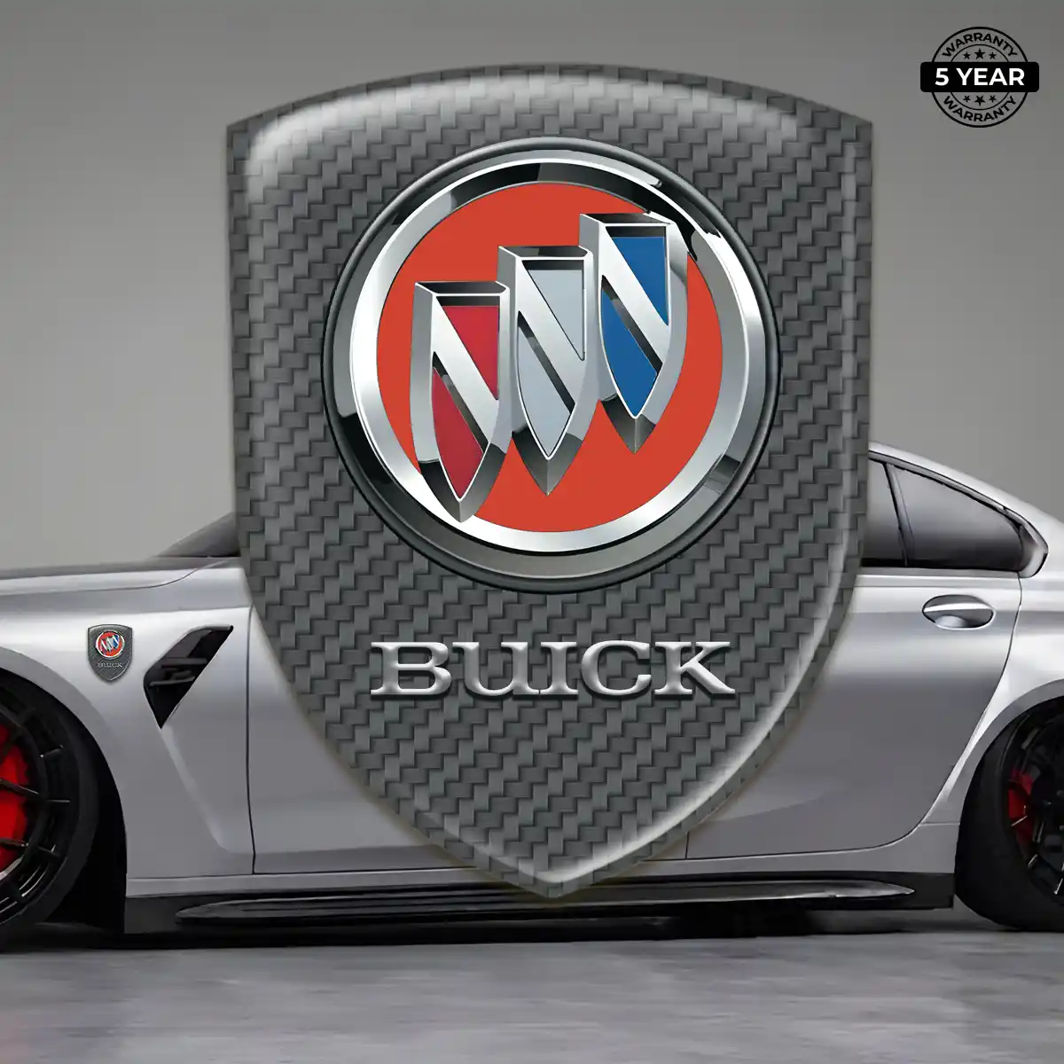 Buick Gel Badge Sticker Elite Finish