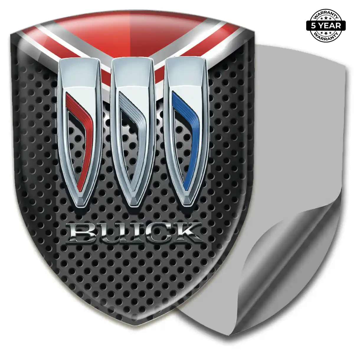 Buick Gel Badge Sticker Premium Dome