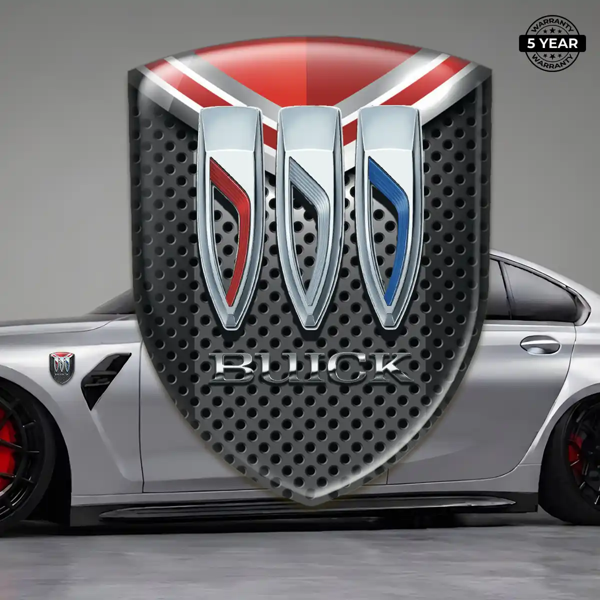 Buick Gel Badge Sticker Premium Dome
