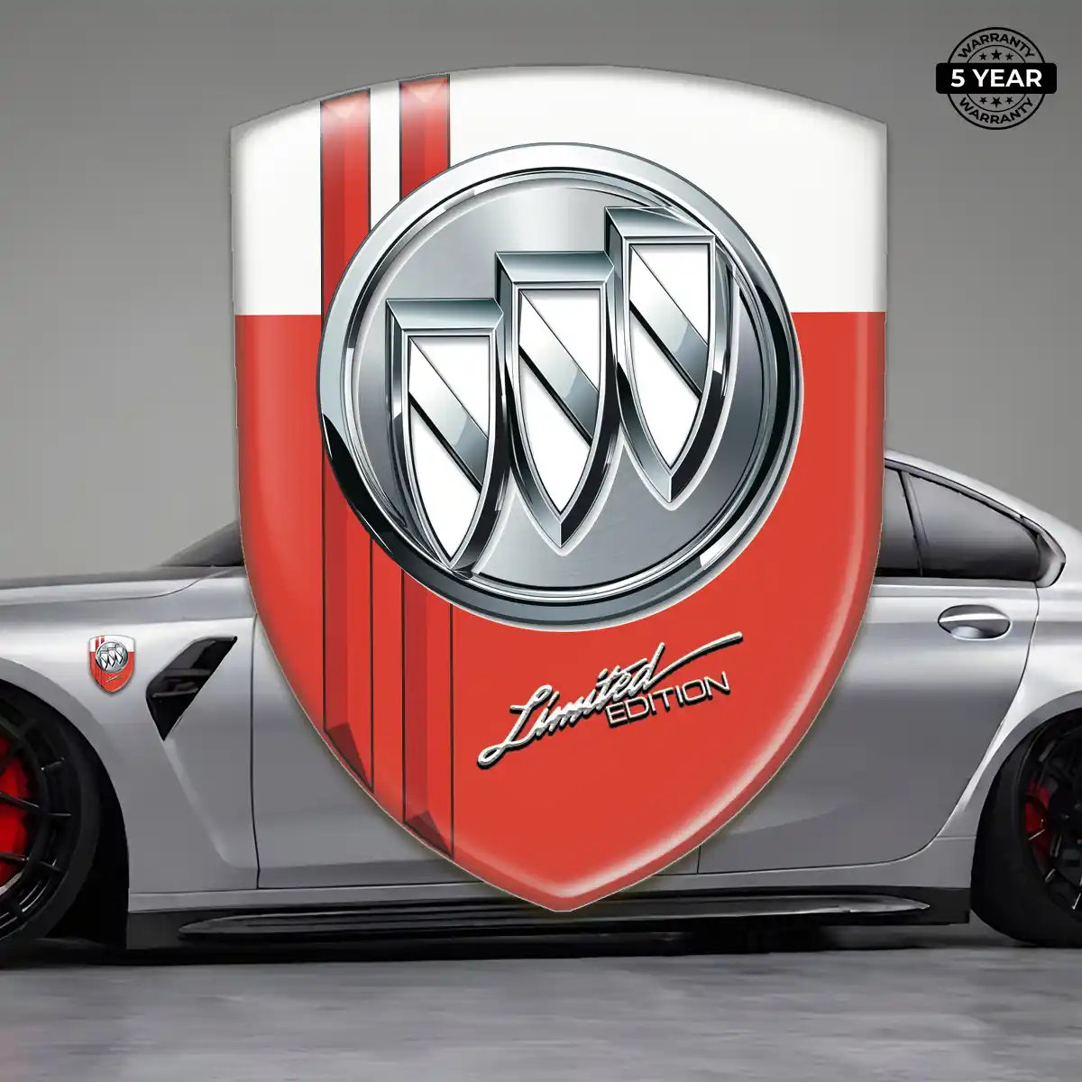 Buick Gel Badge Sticker Refined Design