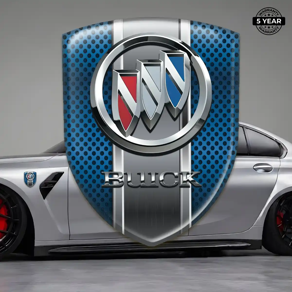 Buick Gel Badge Sticker Resin Elite