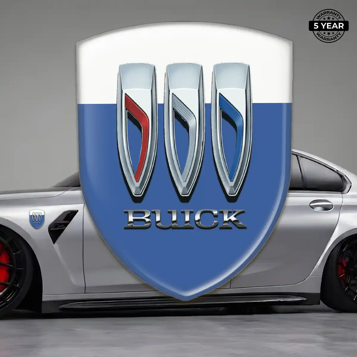 Buick Gel Badge Sticker Sleek Style