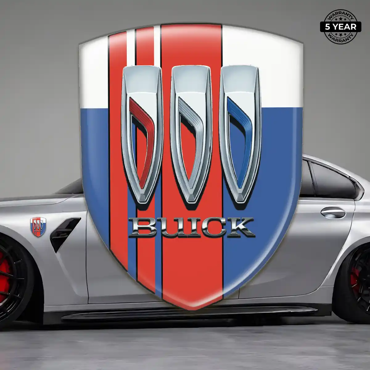 Buick Gel Emblem Sticker Premium Dome